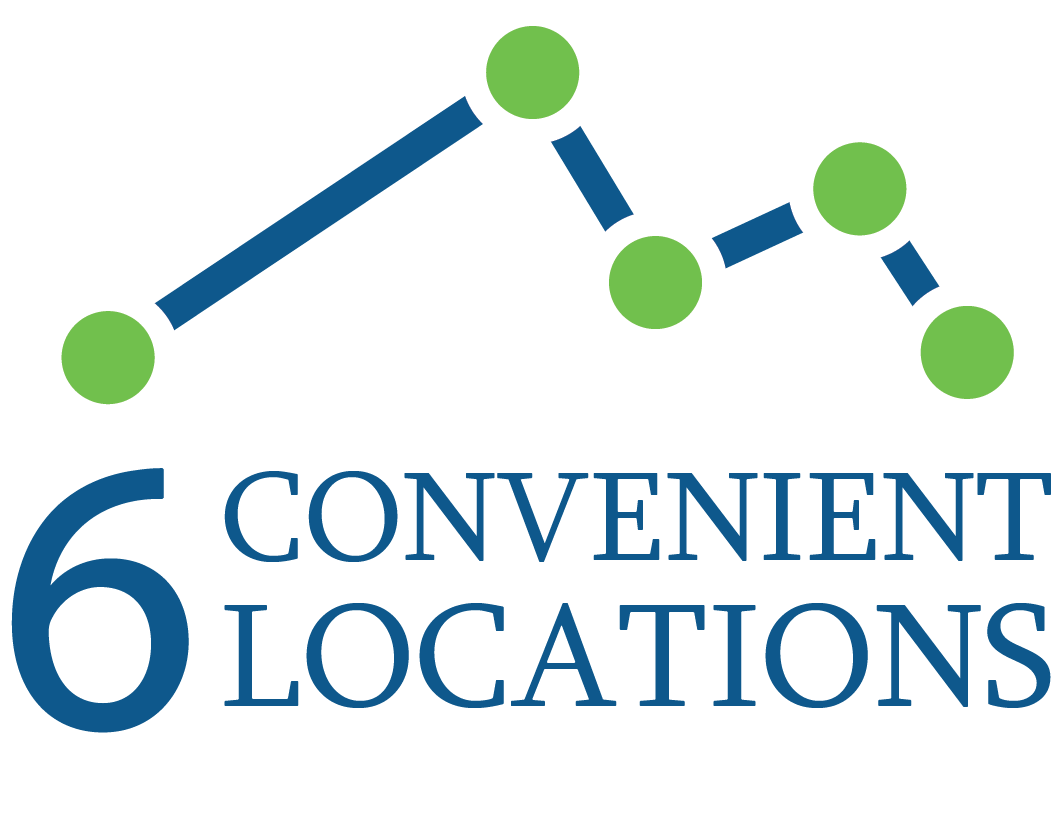 6 Convenient Locations
